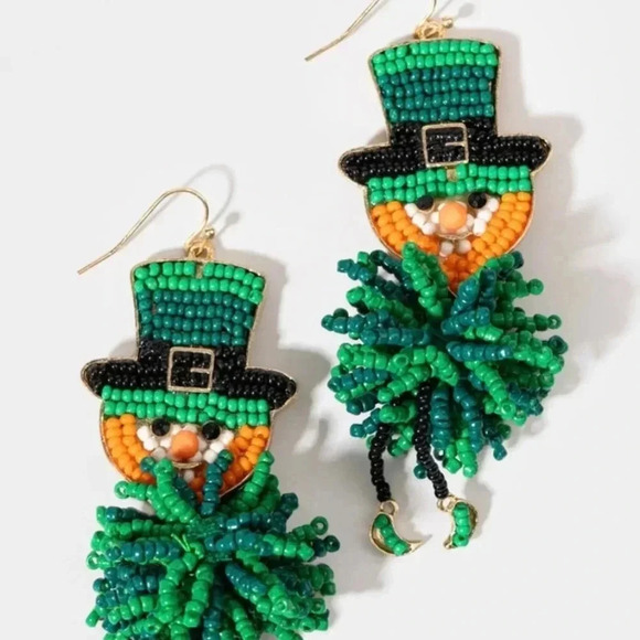 Francesca's Collections Jewelry - NEW with tags (NWT) Francesca’s St.Patrick’s Day nickel-free earrings